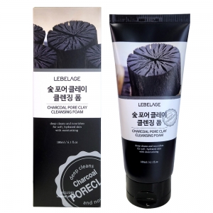 Charcoal Pore Clay Cleansing Foam 180ml